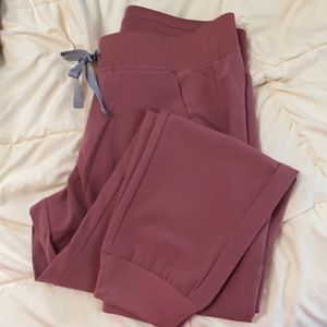 FIGS mauve Zamora joggers